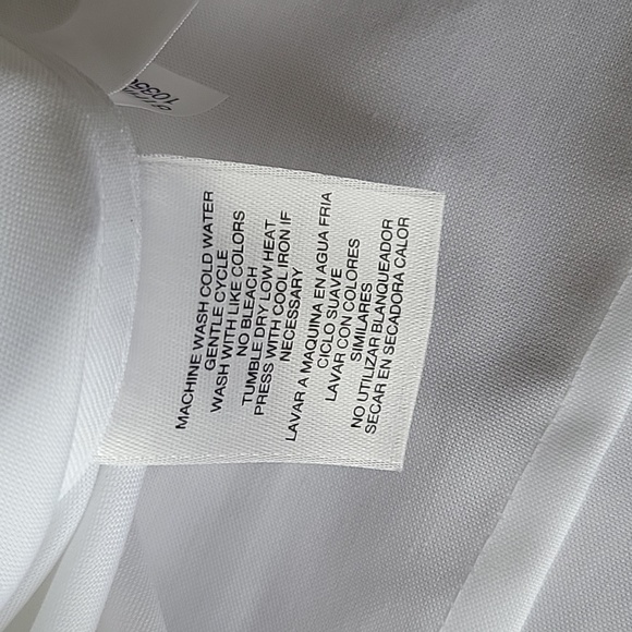 New JONES STUDIO buttons down blouse size 16 color oof white - Picture 7 of 16
